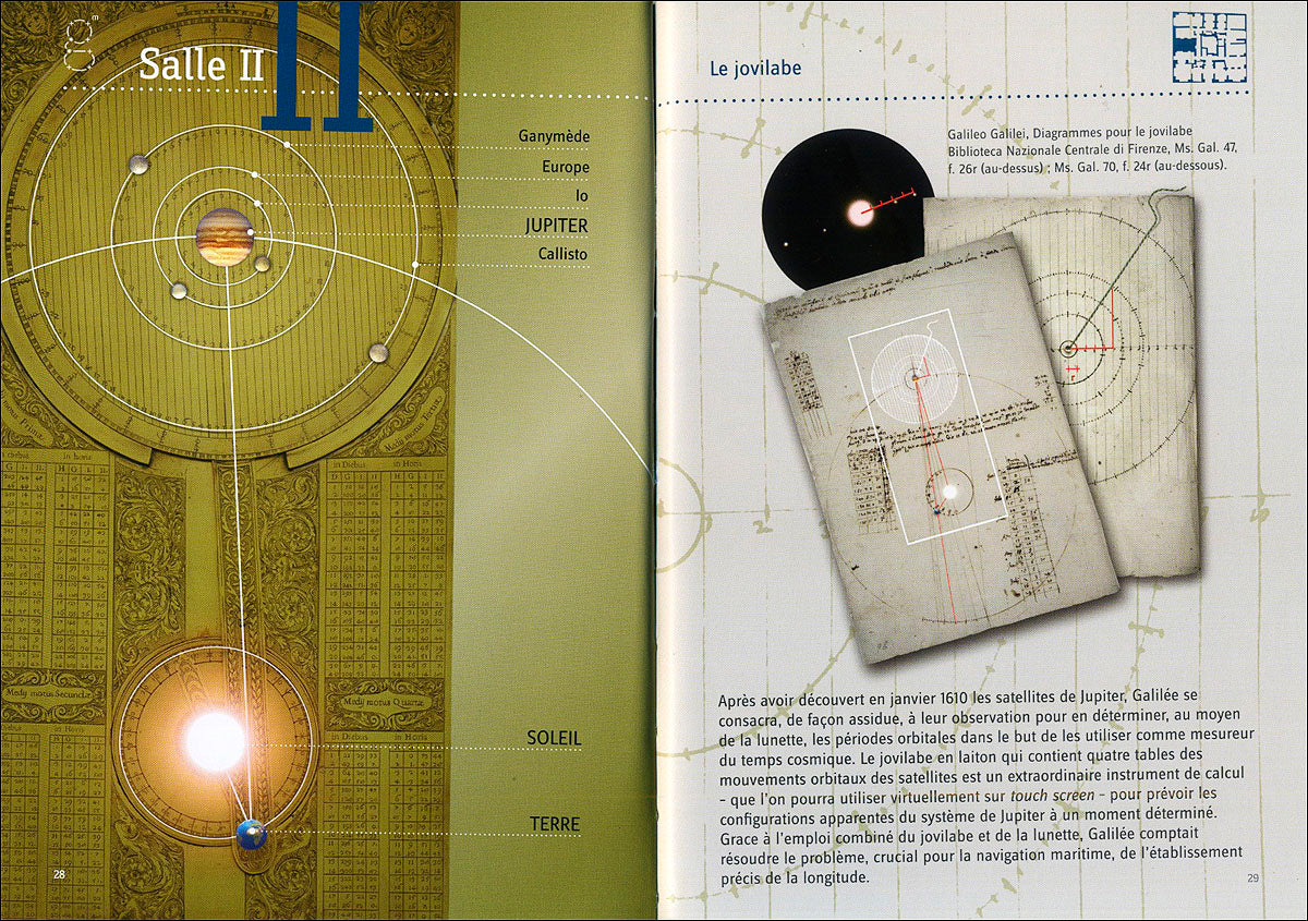 Museo Galileo. Section interactive. Galilée et la mesure du temps