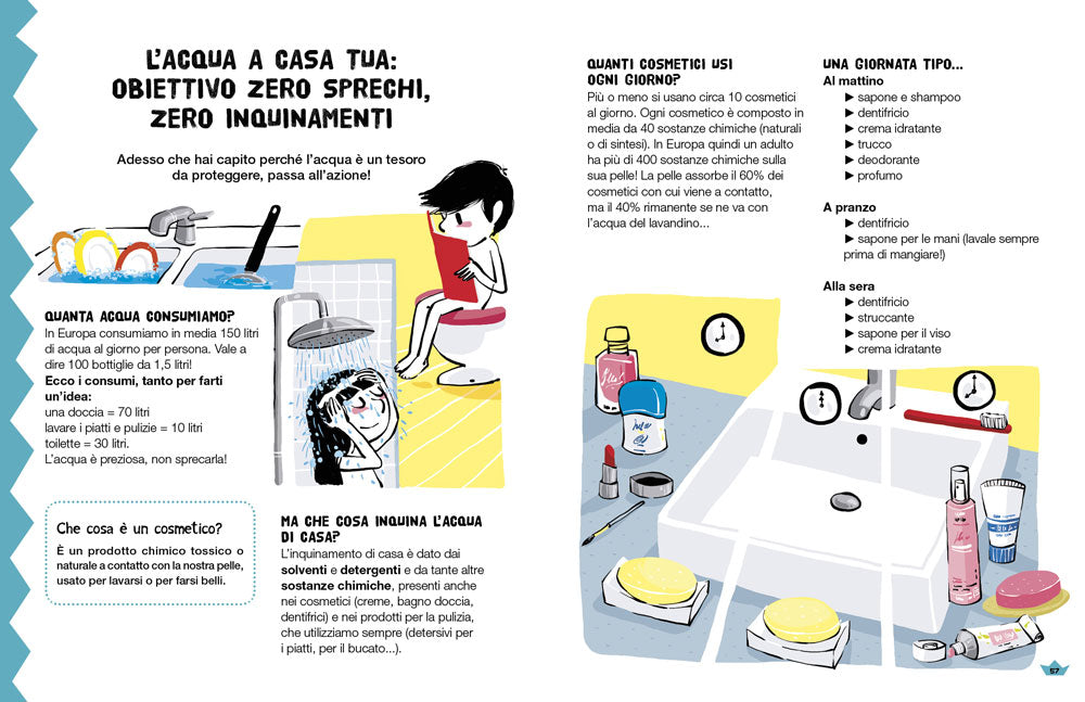 Proteggiamo l'acqua.. Manuale del giovane ecologista
