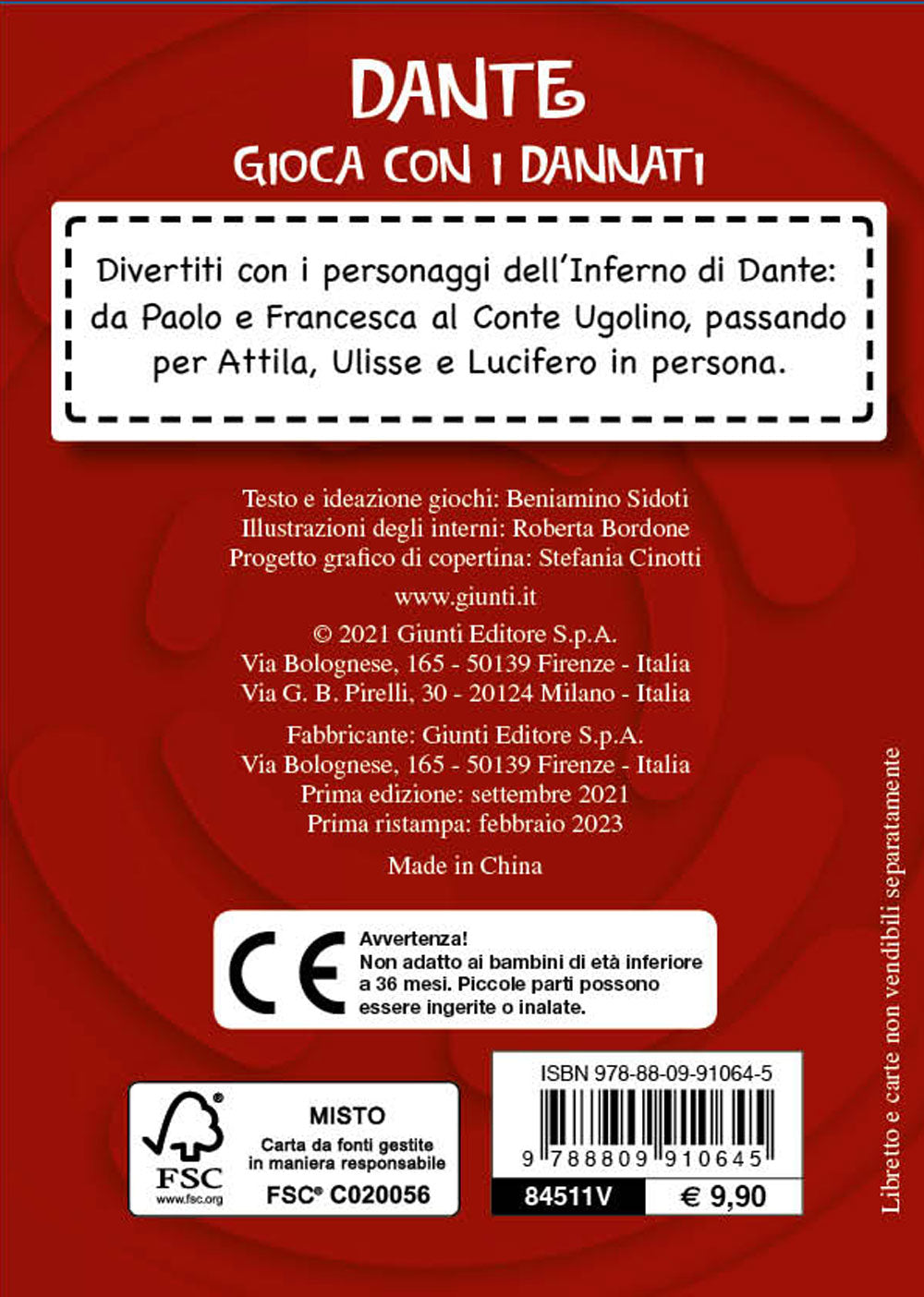 Dante. Gioca con i dannati