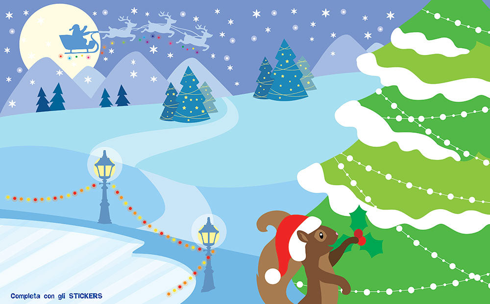 E' Natale. Gioca con gli stickers, colora e impara - Con più di 30 stickers