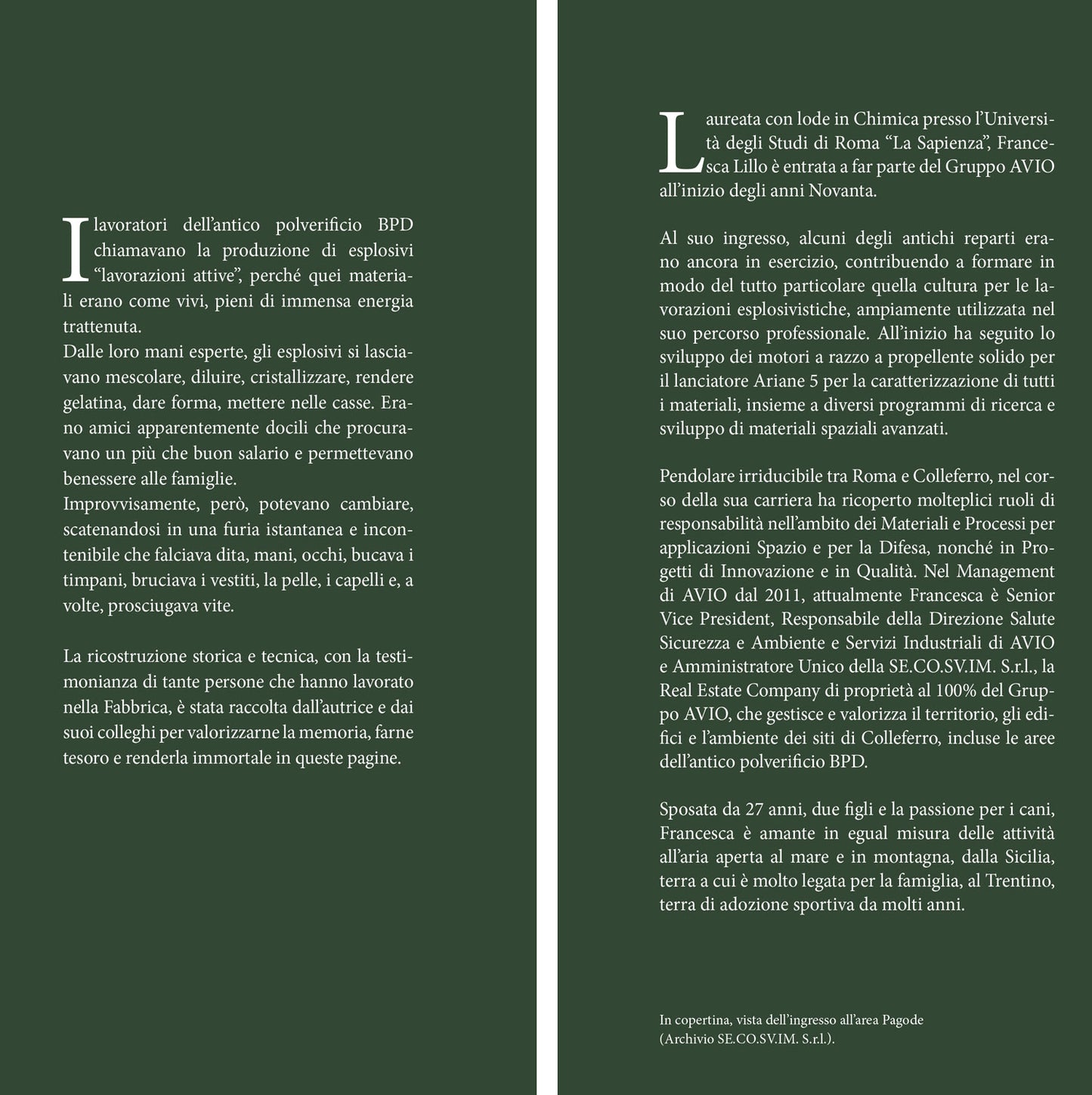 Un territorio per la Fabbrica e una Fabbrica per il territorio . Viaggio nell'antico polverificio BPD dalla fondazione al secondo dopoguerra