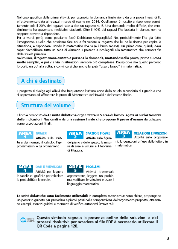 Esercitazioni di matematica. in preparazione all'Esame della scuola sec. di I grado