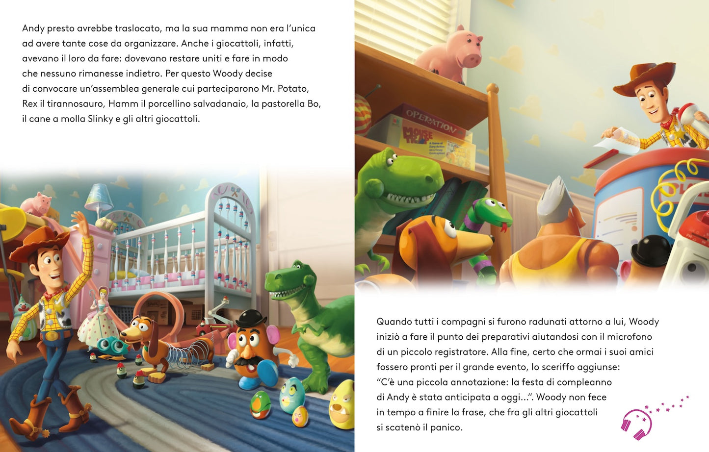 Toy Story Leggi e ascolta con QR Code. Inquadra il Qr code e ascolta