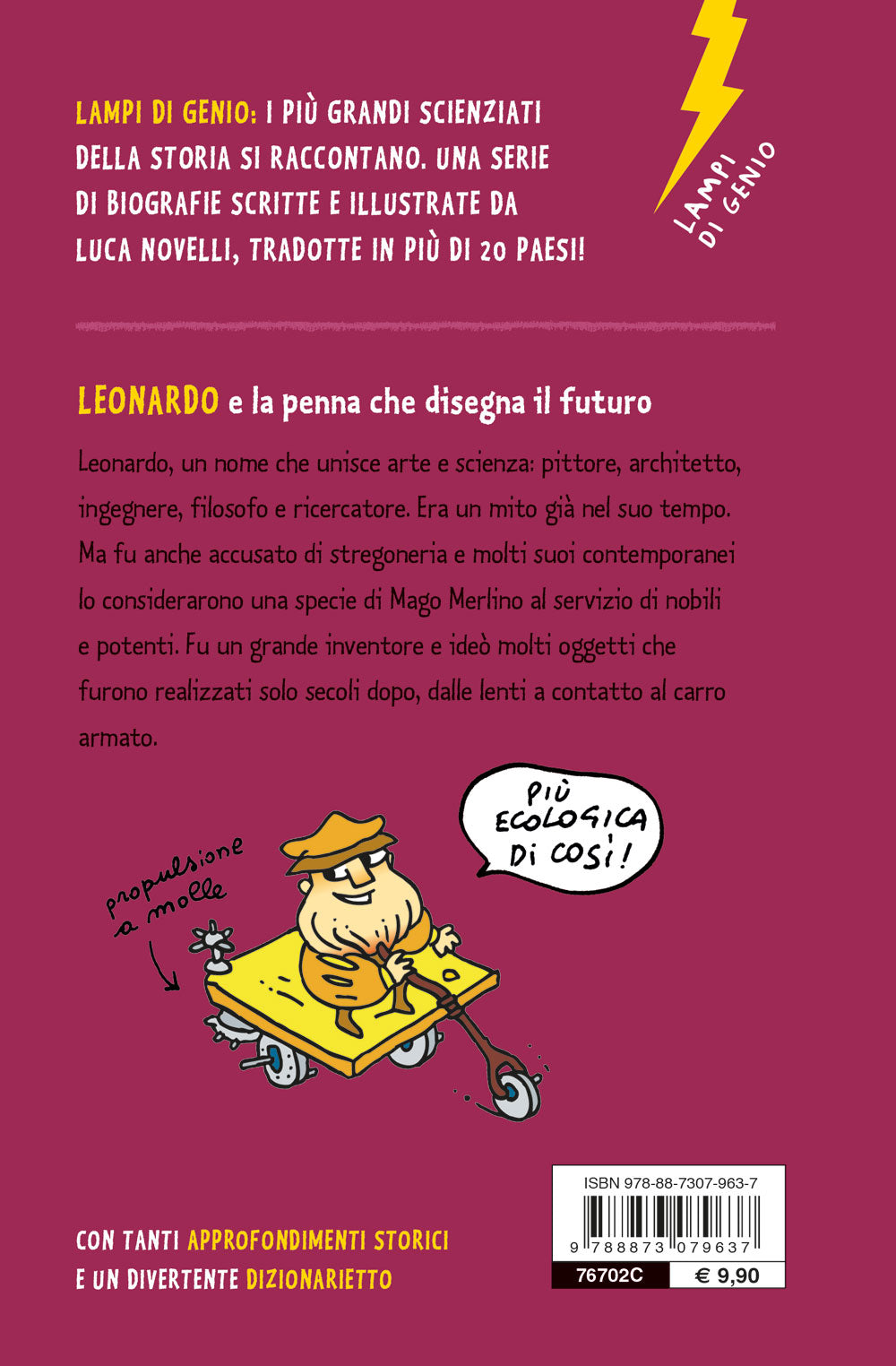 Leonardo e la penna che disegna il futuro