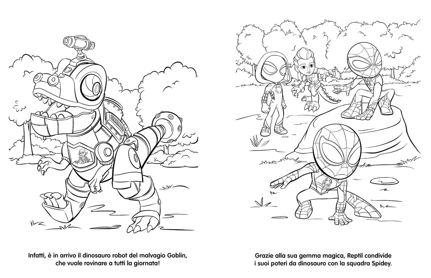 Spidey Dino-Webs Libro Pastello. 12 Mini pastelli per colorare
