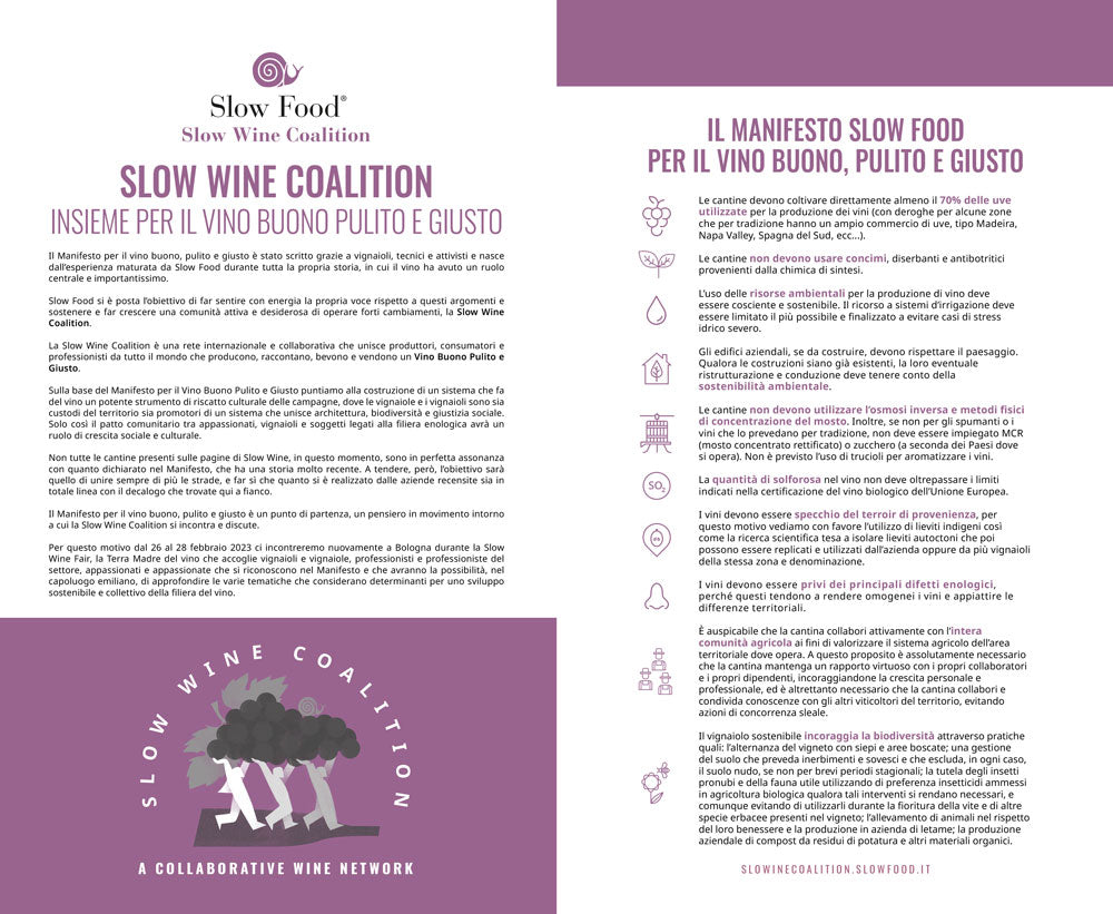 Slow Wine guida 2023. Storie di vita, vigne, vini in Italia