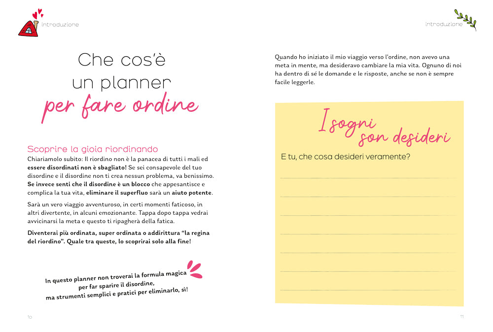 Il mio planner per fare ordine in casa e nella vita