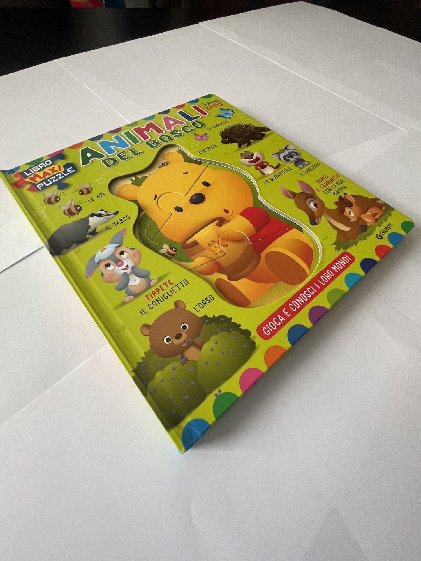 Libro Maxi Puzzle Animali del bosco. Gioca e conosci i loro mondi