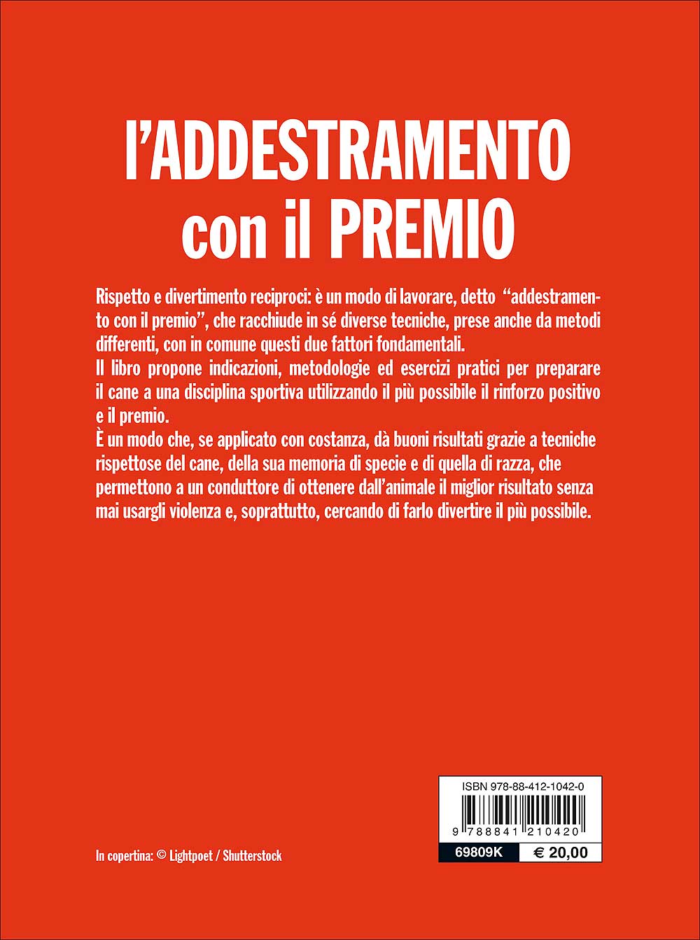 L'addestramento con il premio