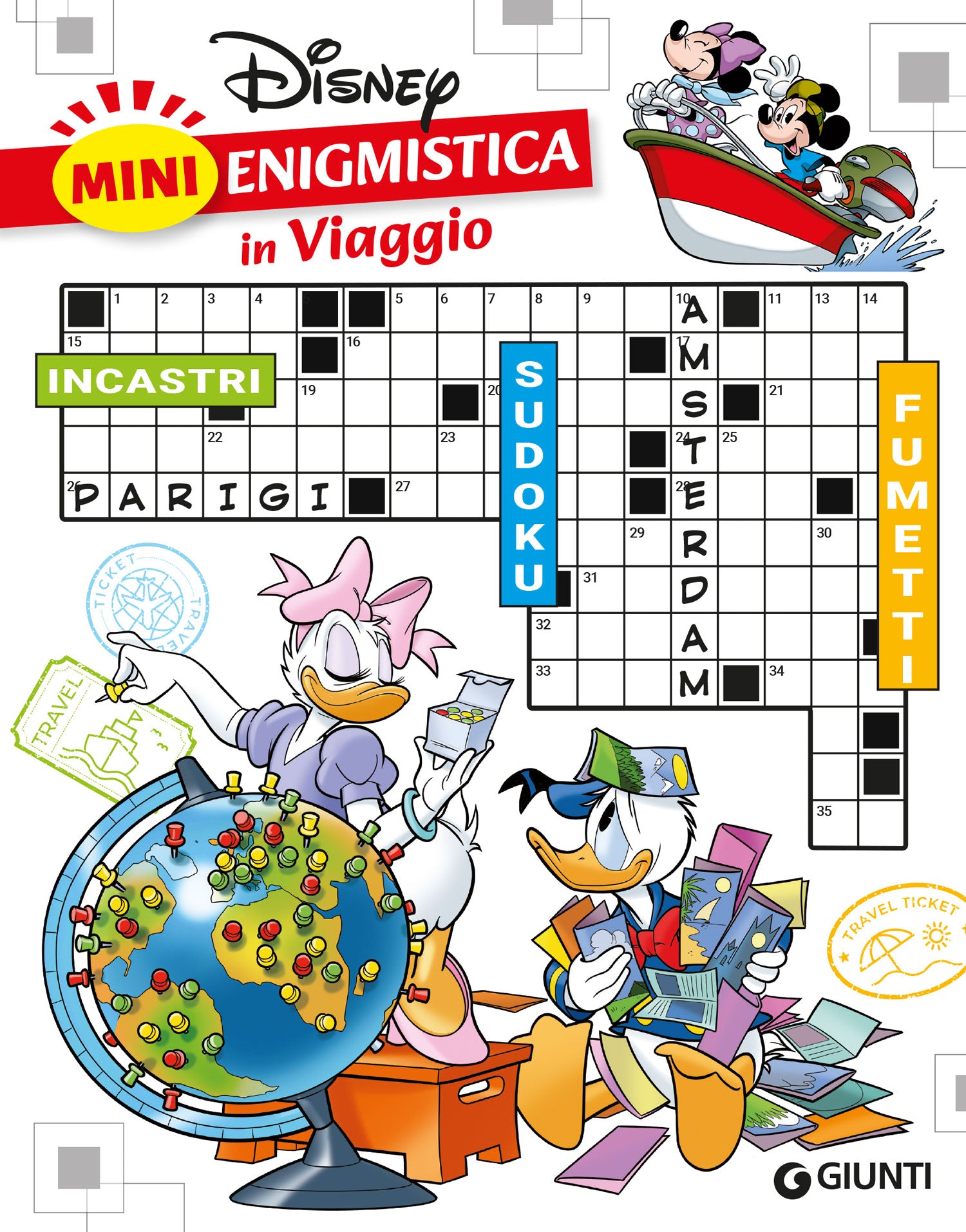 Mini Enigmistica Disney in Viaggio. Incastri-Sudoku-Fumetti