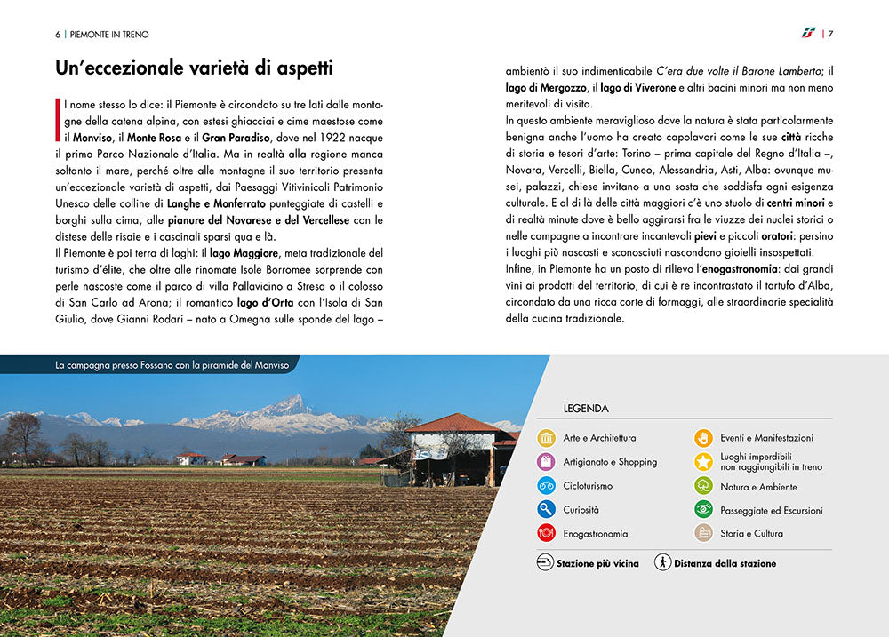 Piemonte in treno. I regionali da vivere