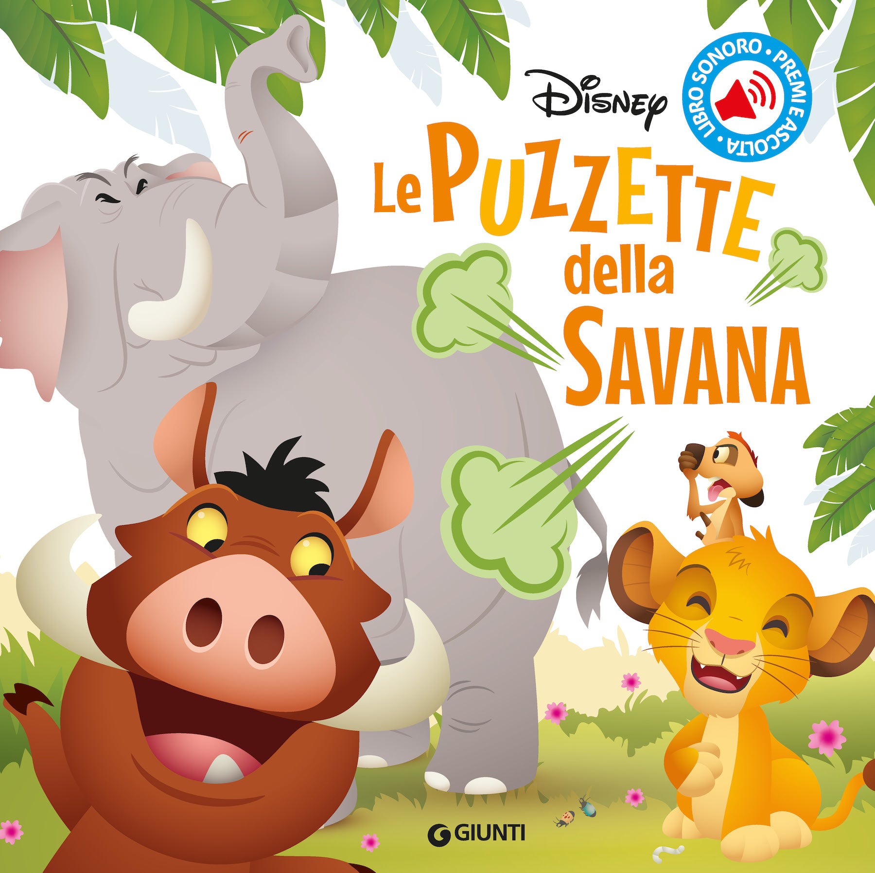 Puzzette della savana Libro sonoro. Premi e ascolta