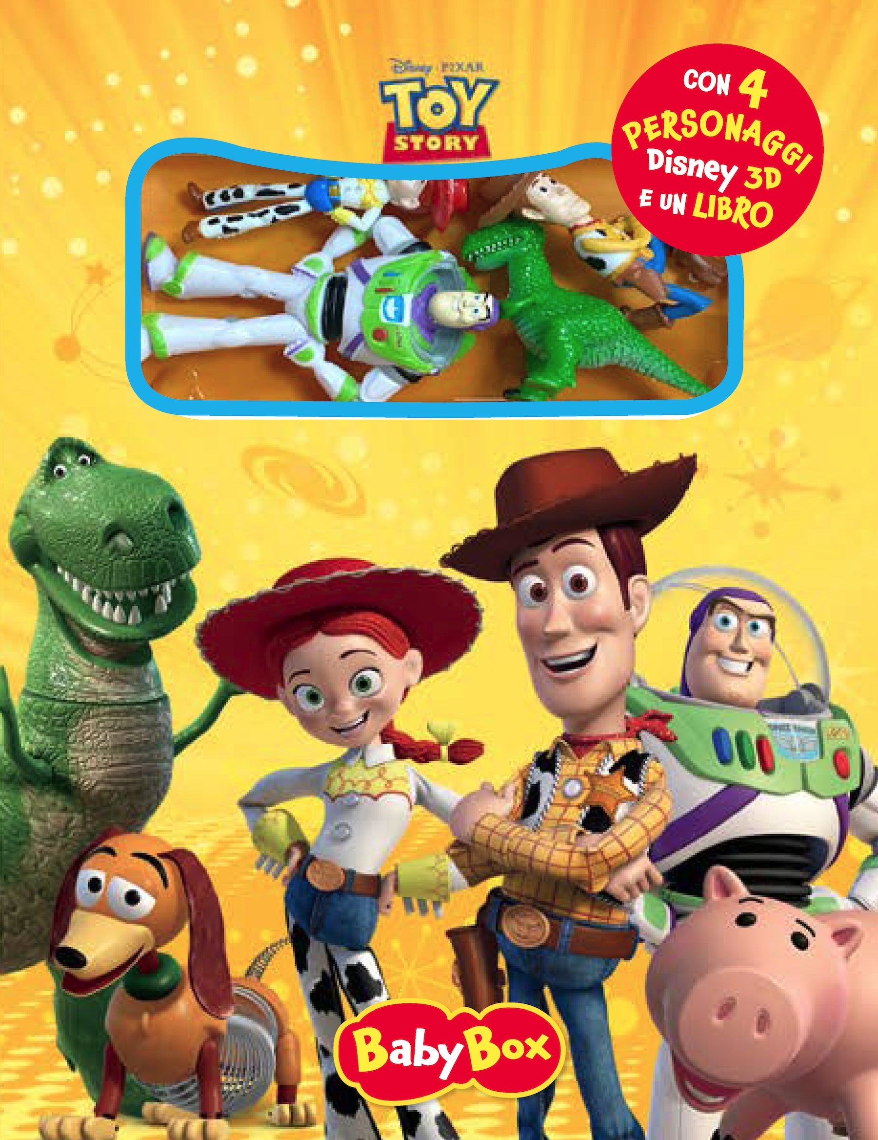 Toy Story BabyBox. Con 4 personaggi Disney 3d e un libro
