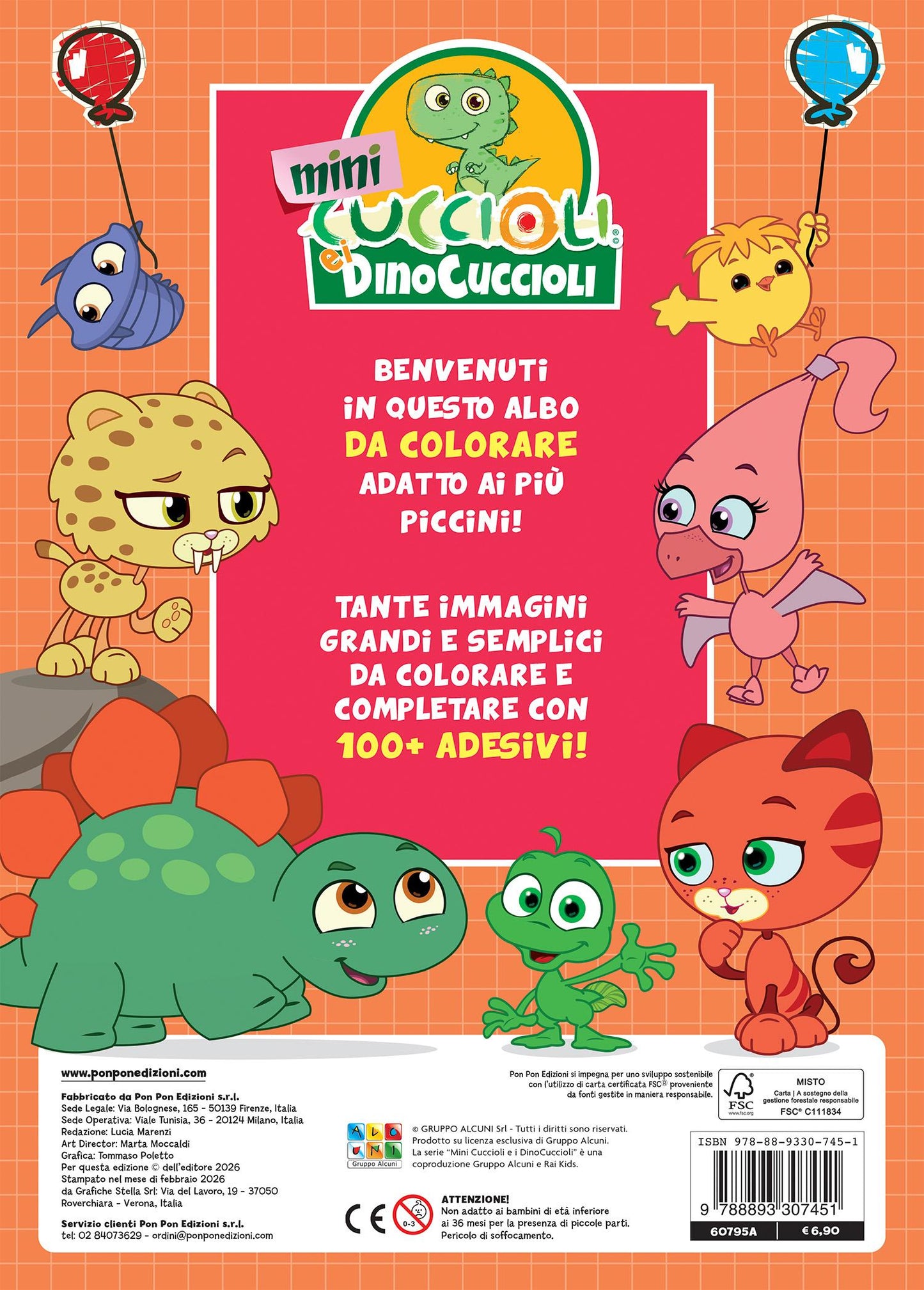 Mini Cuccioli e i DinoCuccioli. Il mio primo libro da colorare