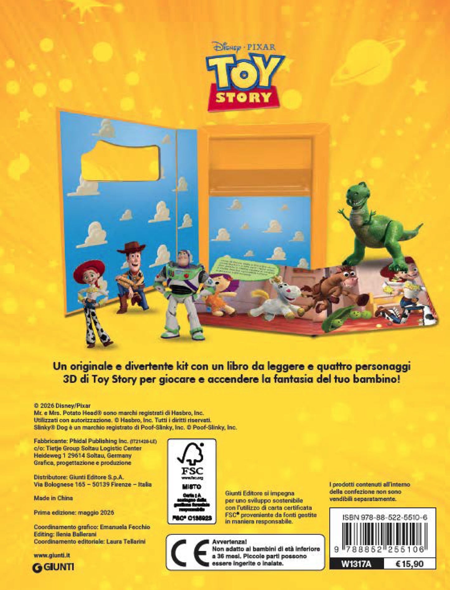 Toy Story BabyBox. Con 4 personaggi Disney 3d e un libro