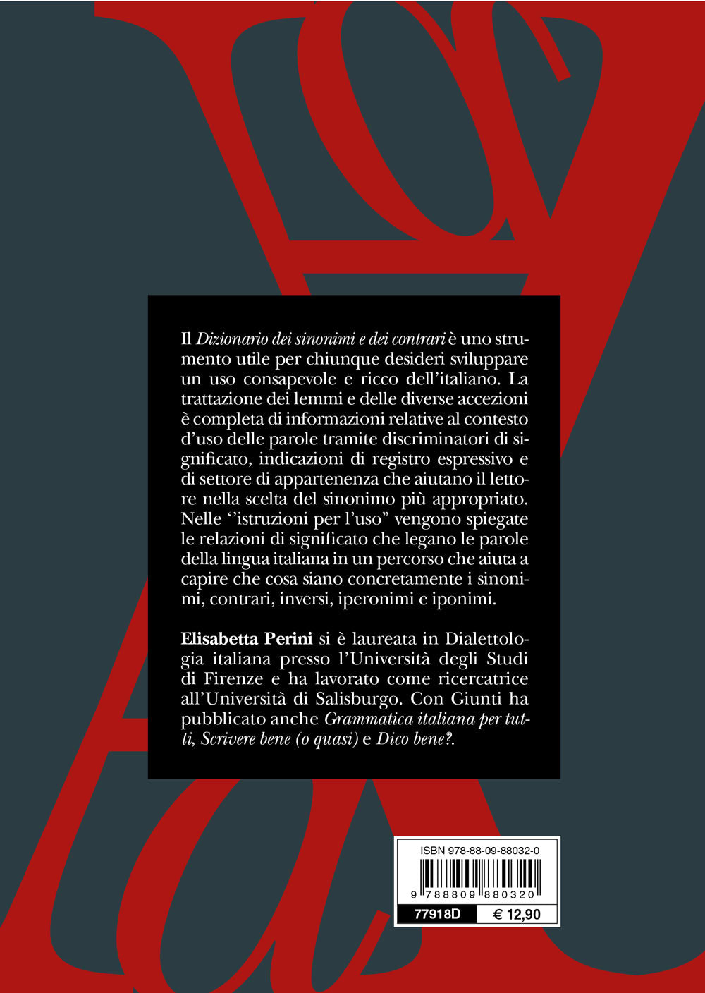 Dizionario dei sinonimi e dei contrari