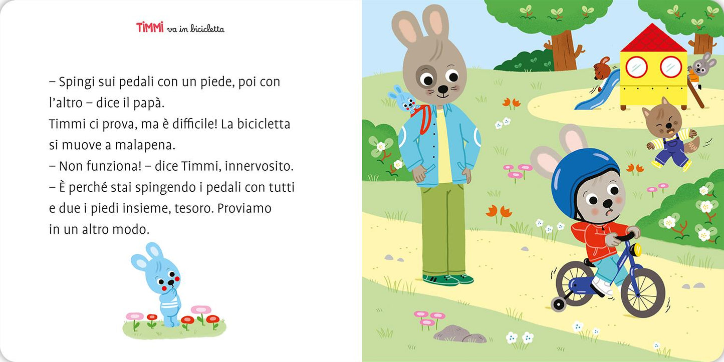 Timmi va in bicicletta