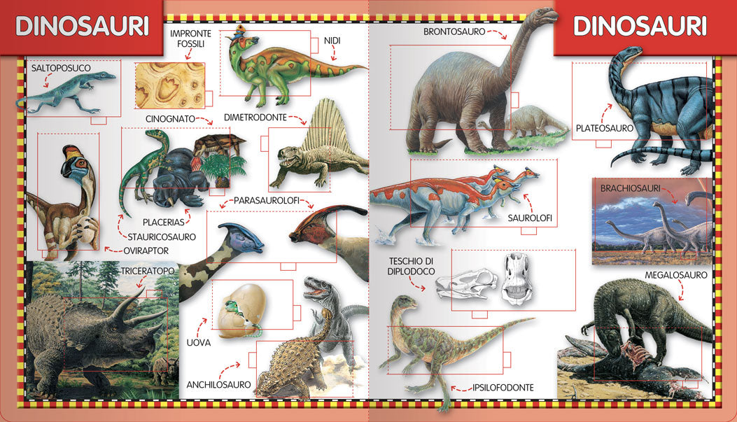 Dinosauri. 100 finestrelle