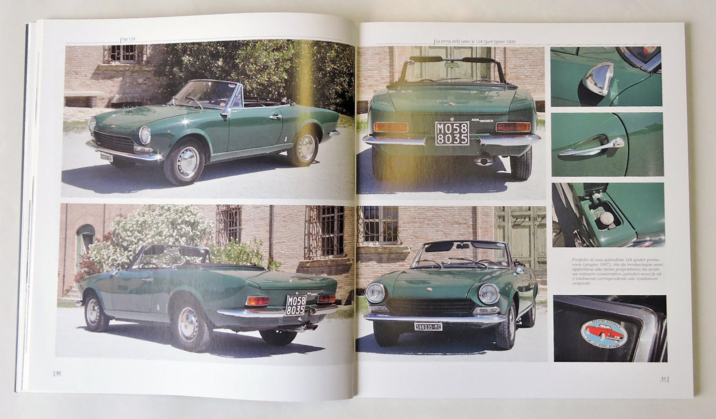 FIAT 124 . SPIDER COUPE' E ABARTH