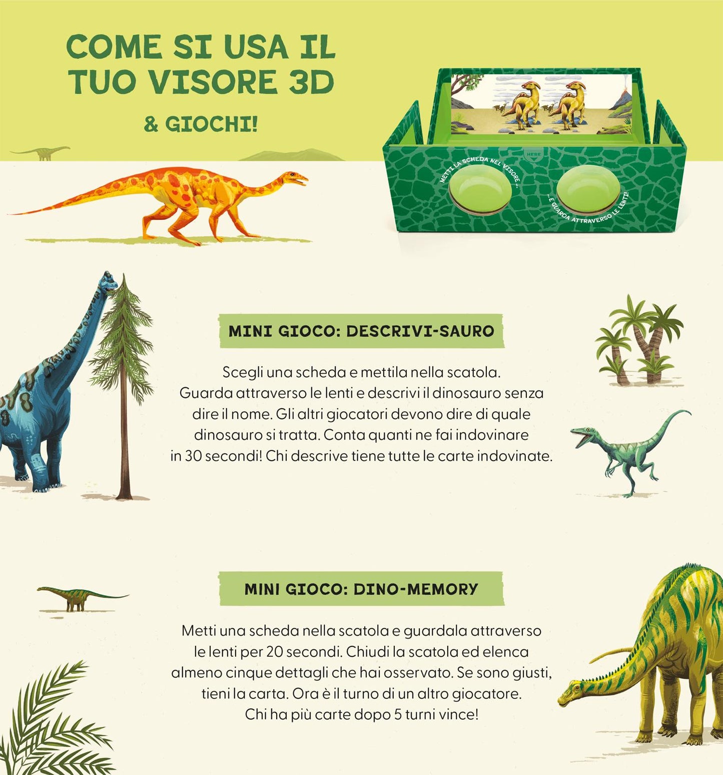 Entra nel mondo dei dinosauri. Scopri i libri scatola che diventano visori 3D super immersivi!