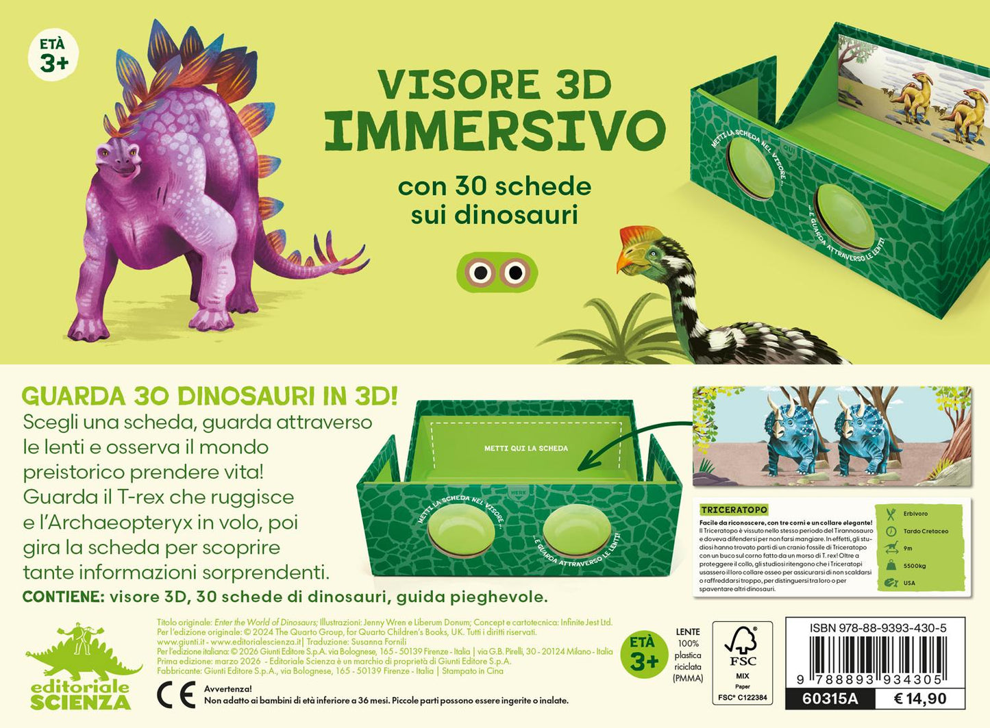 Entra nel mondo dei dinosauri. Scopri i libri scatola che diventano visori 3D super immersivi!