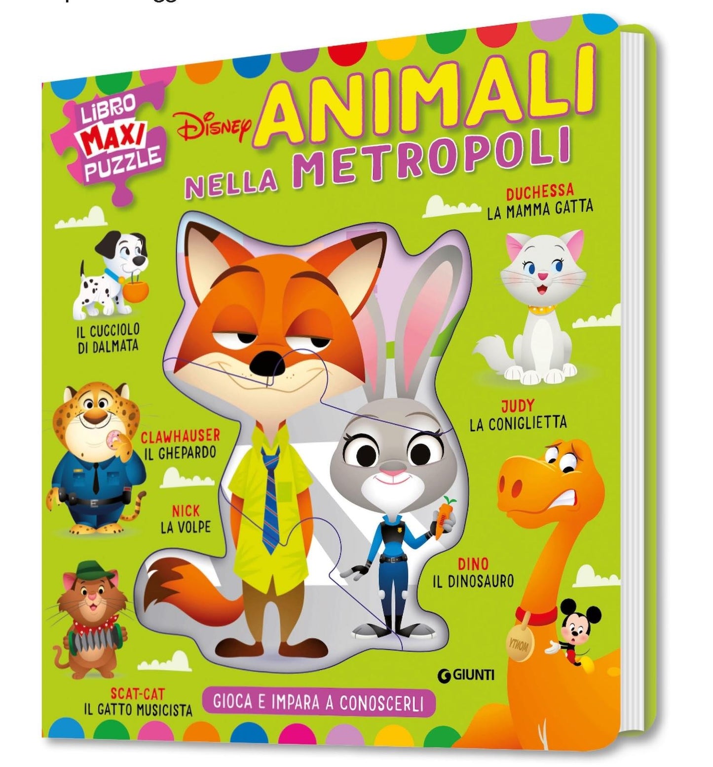 Animali nella metropoli Libro Maxi Puzzle. Gioca e impara a conoscerli