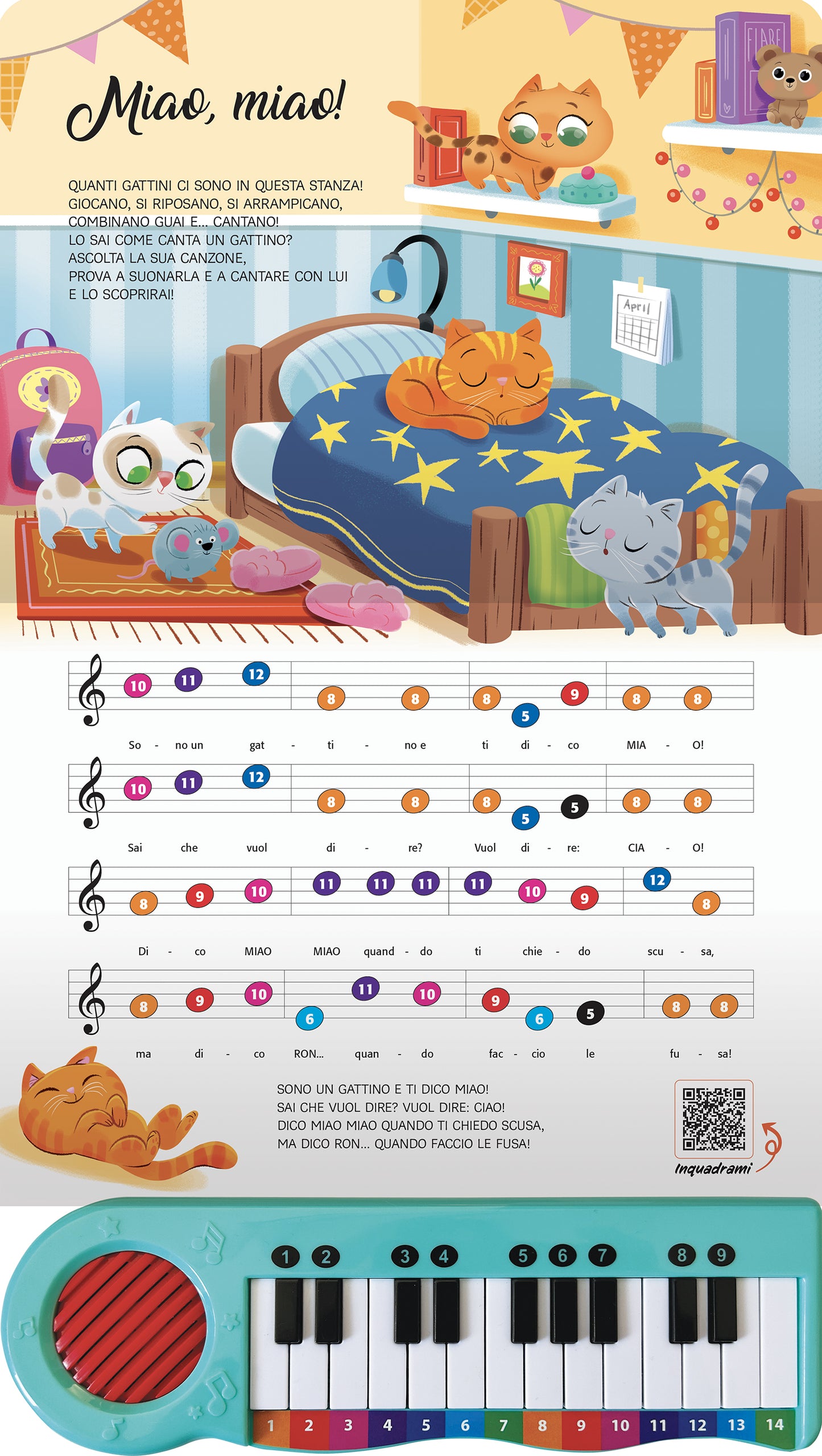 Il libro pianoforte dei Cuccioli. Con 8 canzoncine facili facili da leggere, cantare e suonare!