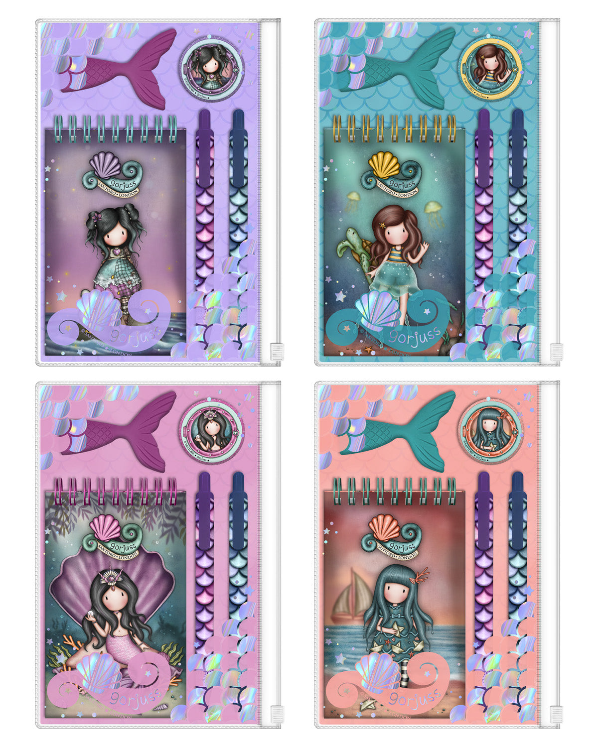 Gorjuss. Activity con gadget. I love school + Stationery set