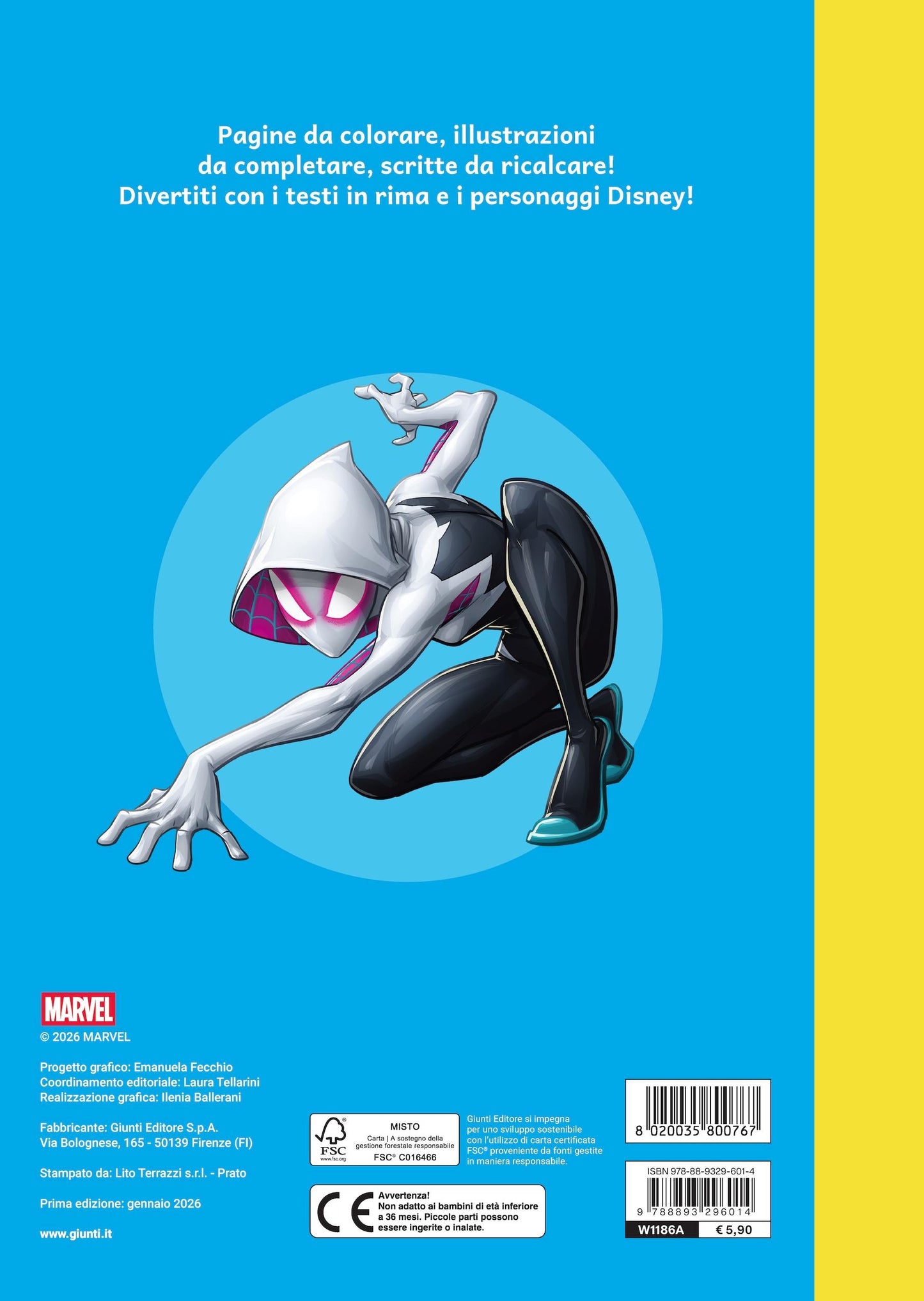 Spider-man Disegna e colora. Supereroi