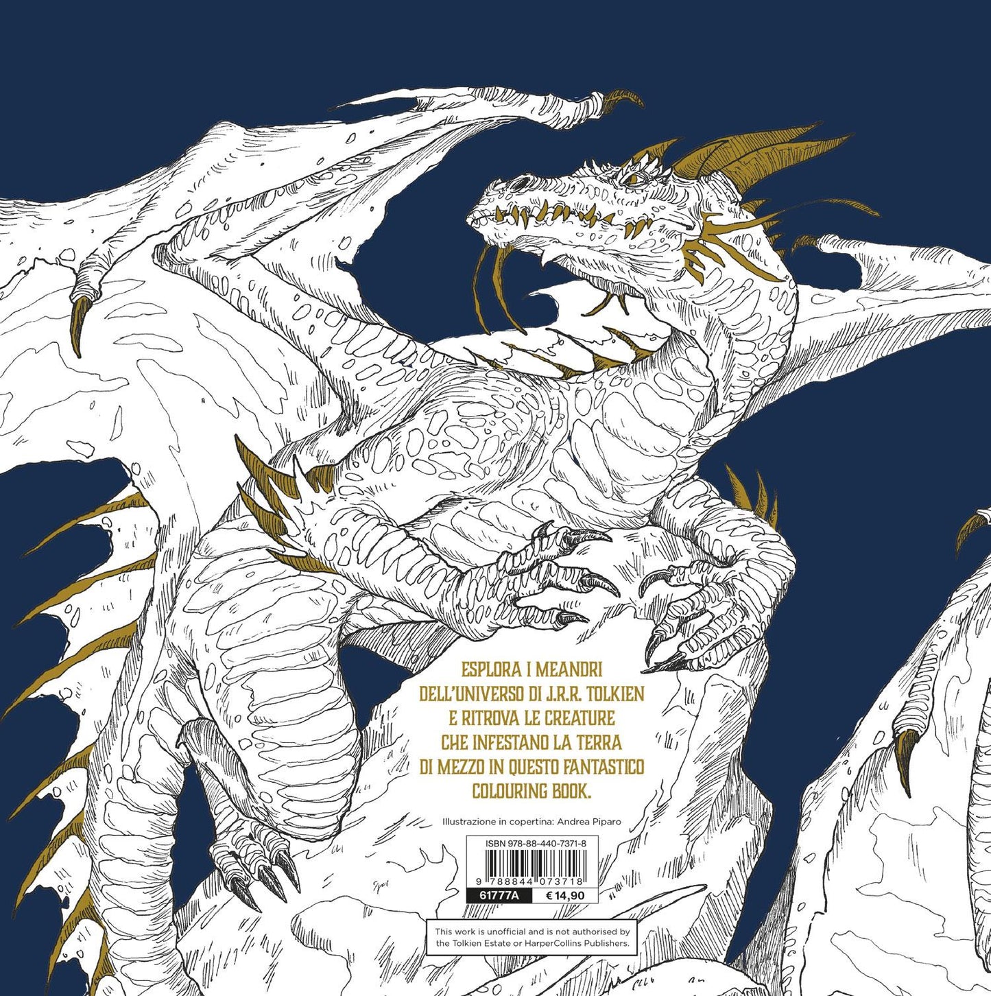 Bestiario di Tolkien. Colouring Book