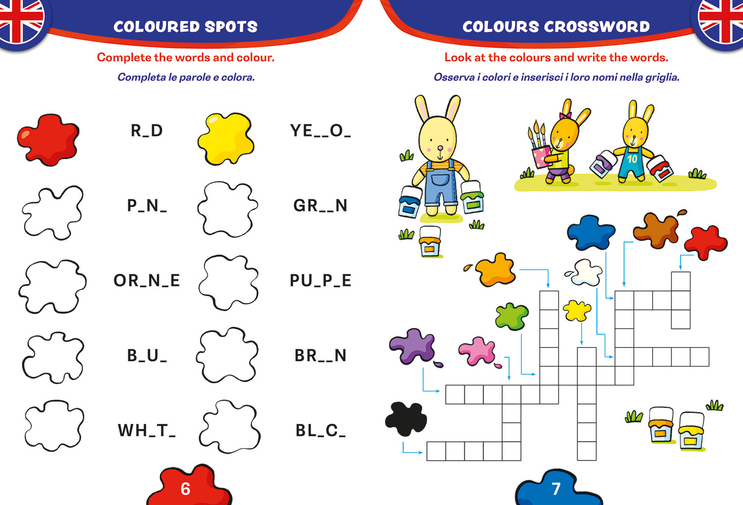 Parole e colori in inglese