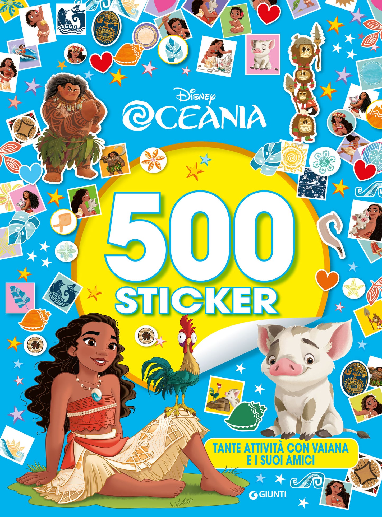 Disney Oceania 500 Sticker. Tante attività con Vaiana e i suoi amici