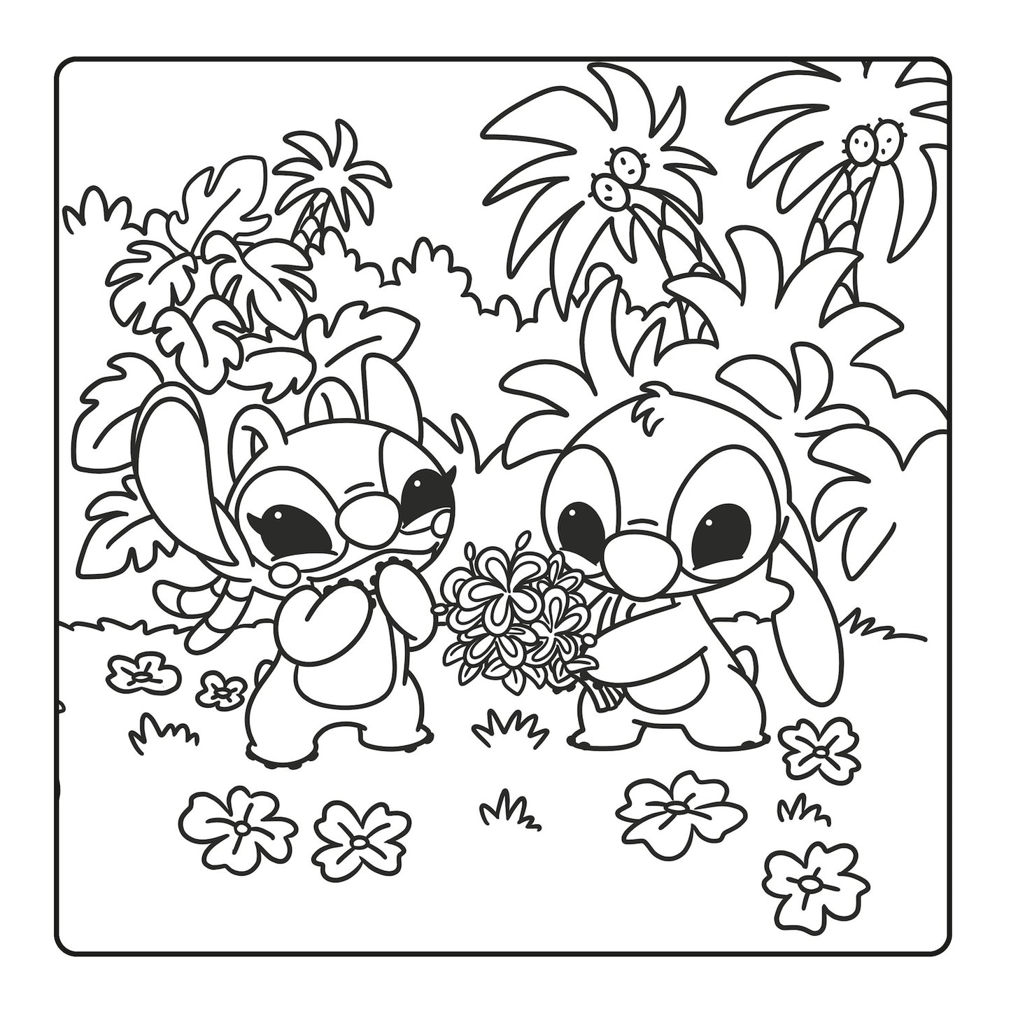 Stitch&Angel Cozy Coloring