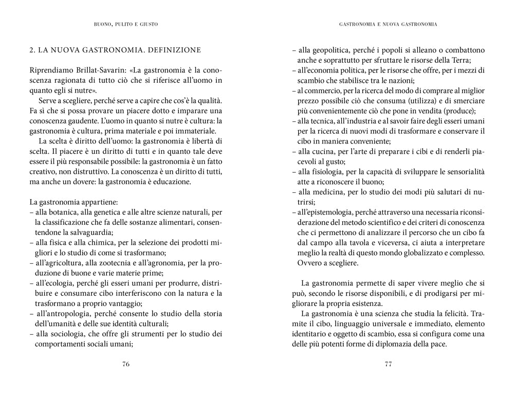 Buono, pulito e giusto