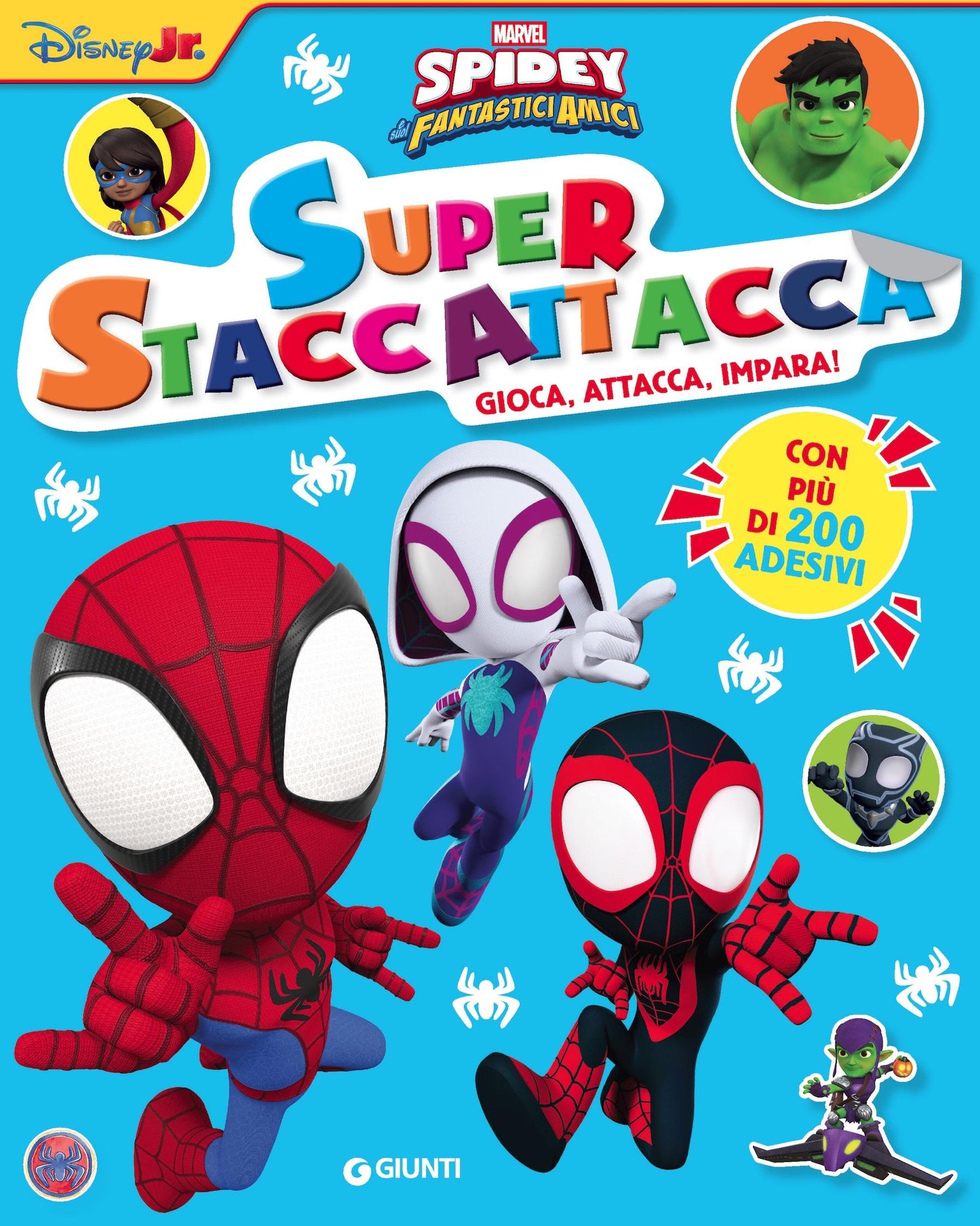 Spidey Super Staccattacca. Gioca, attacca, impara - Con più di 200 adesivi