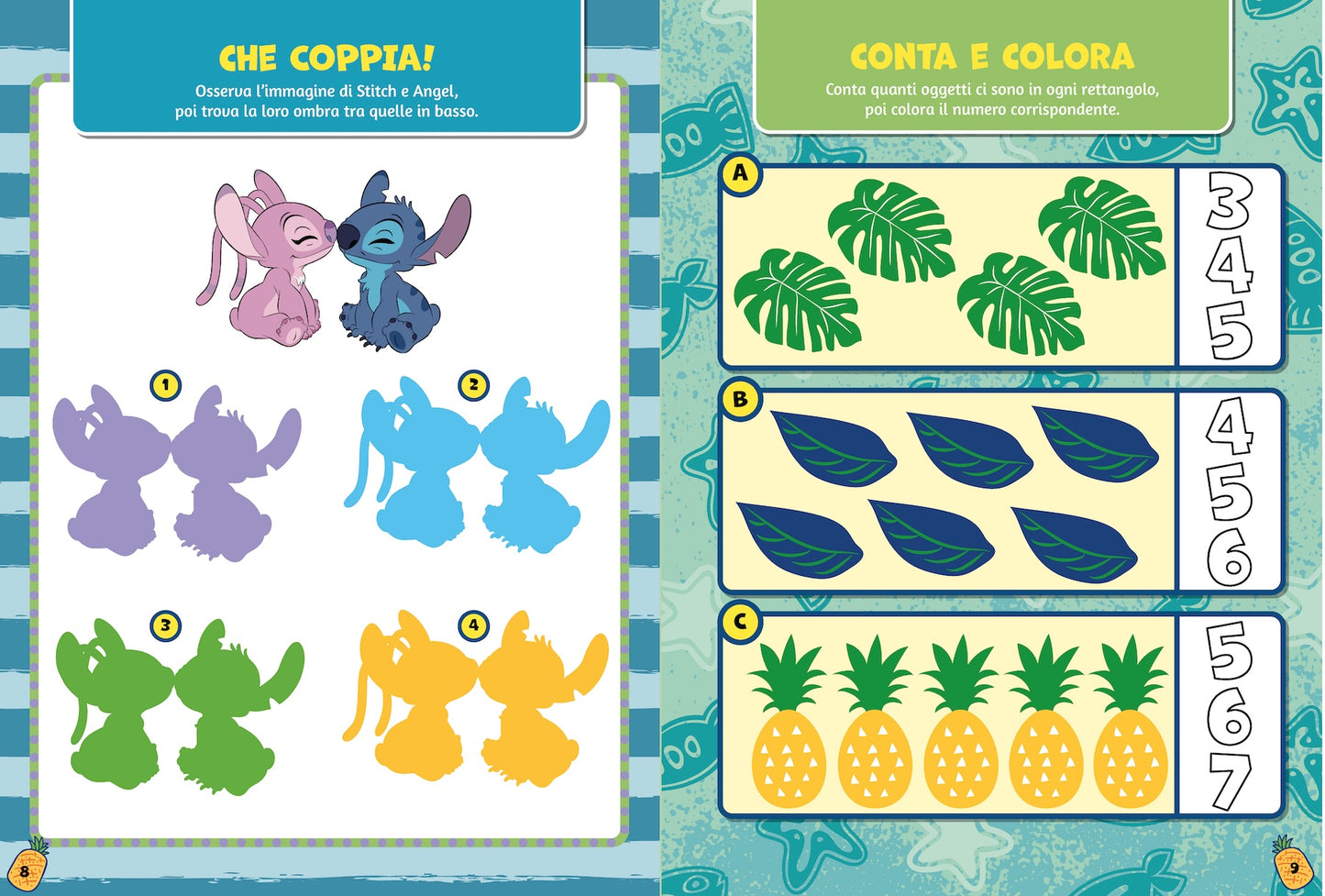 Stitch 500 Sticker con Angel e Stitch