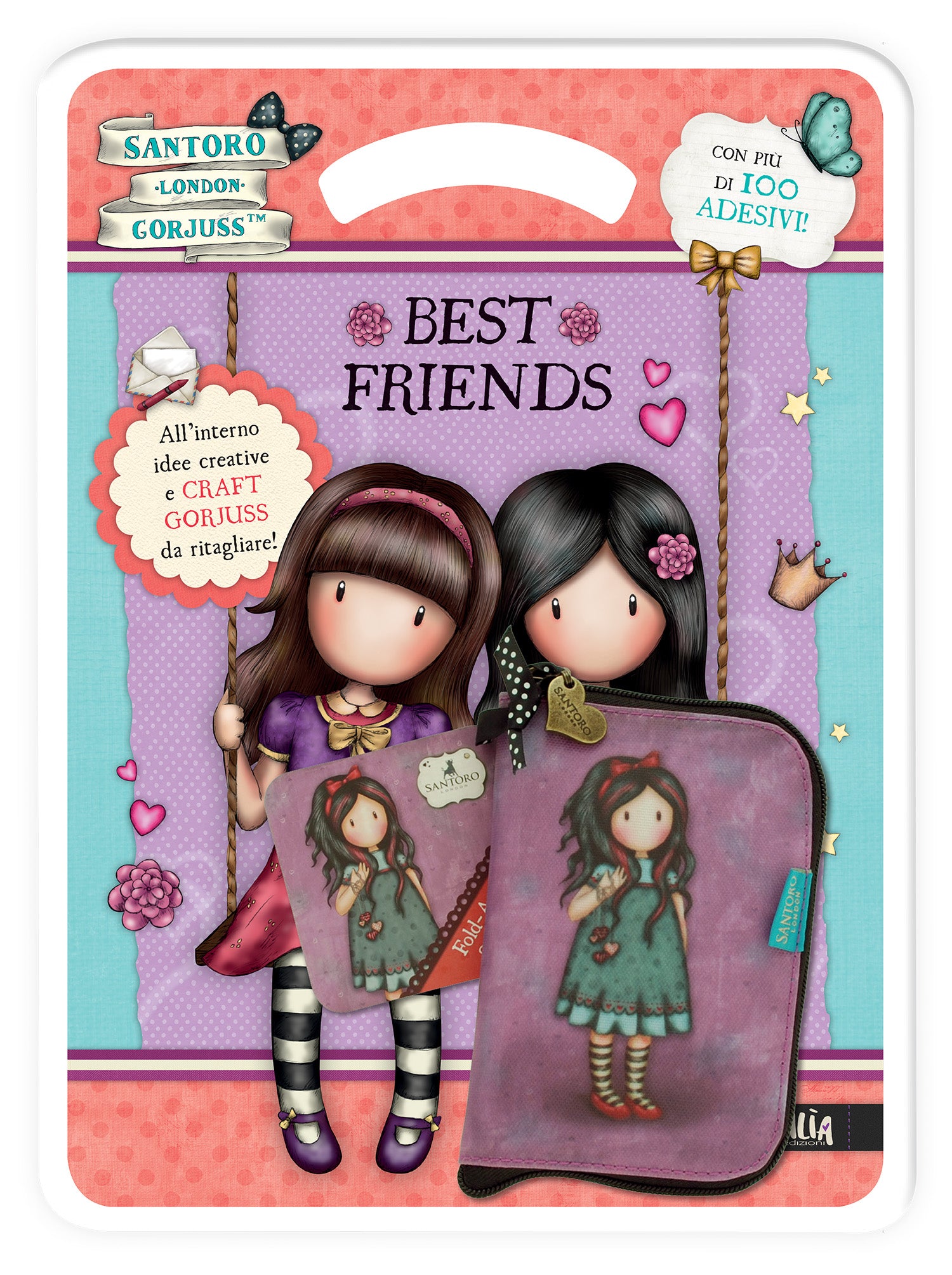 Gorjuss. Activity con gadget. Best friends + Shopper bag pieghevole