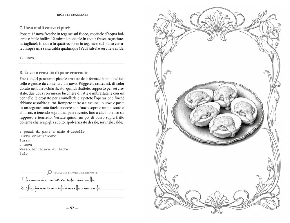 Ricette sbagliate. Il primo Librogame gastronomico
