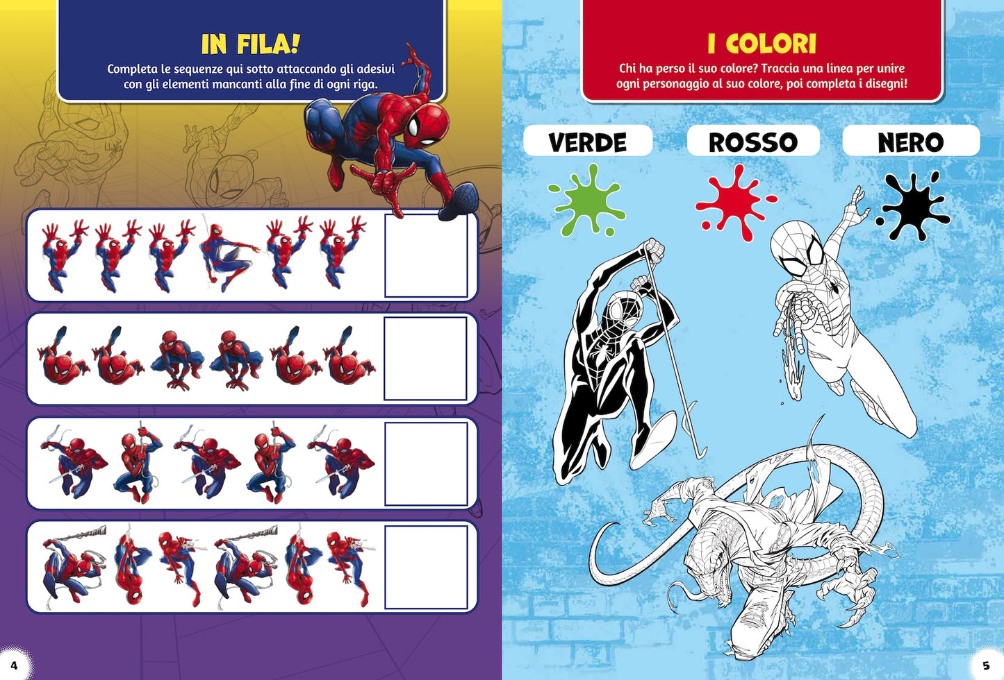 Spider-Man 500 Sticker. Tante attività con i tuoi supereroi