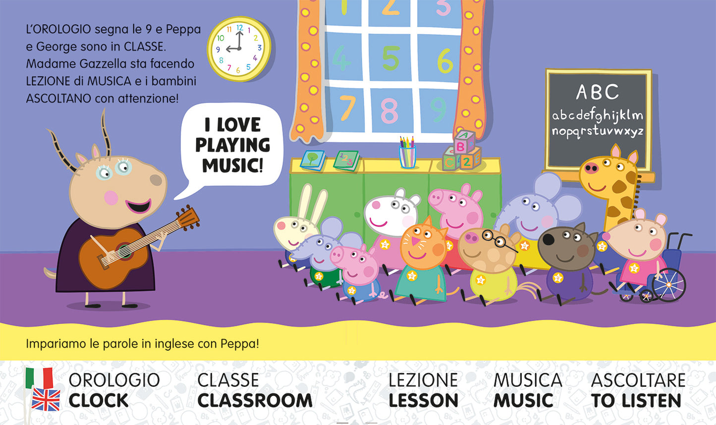A day with Peppa!. Impara con Peppa