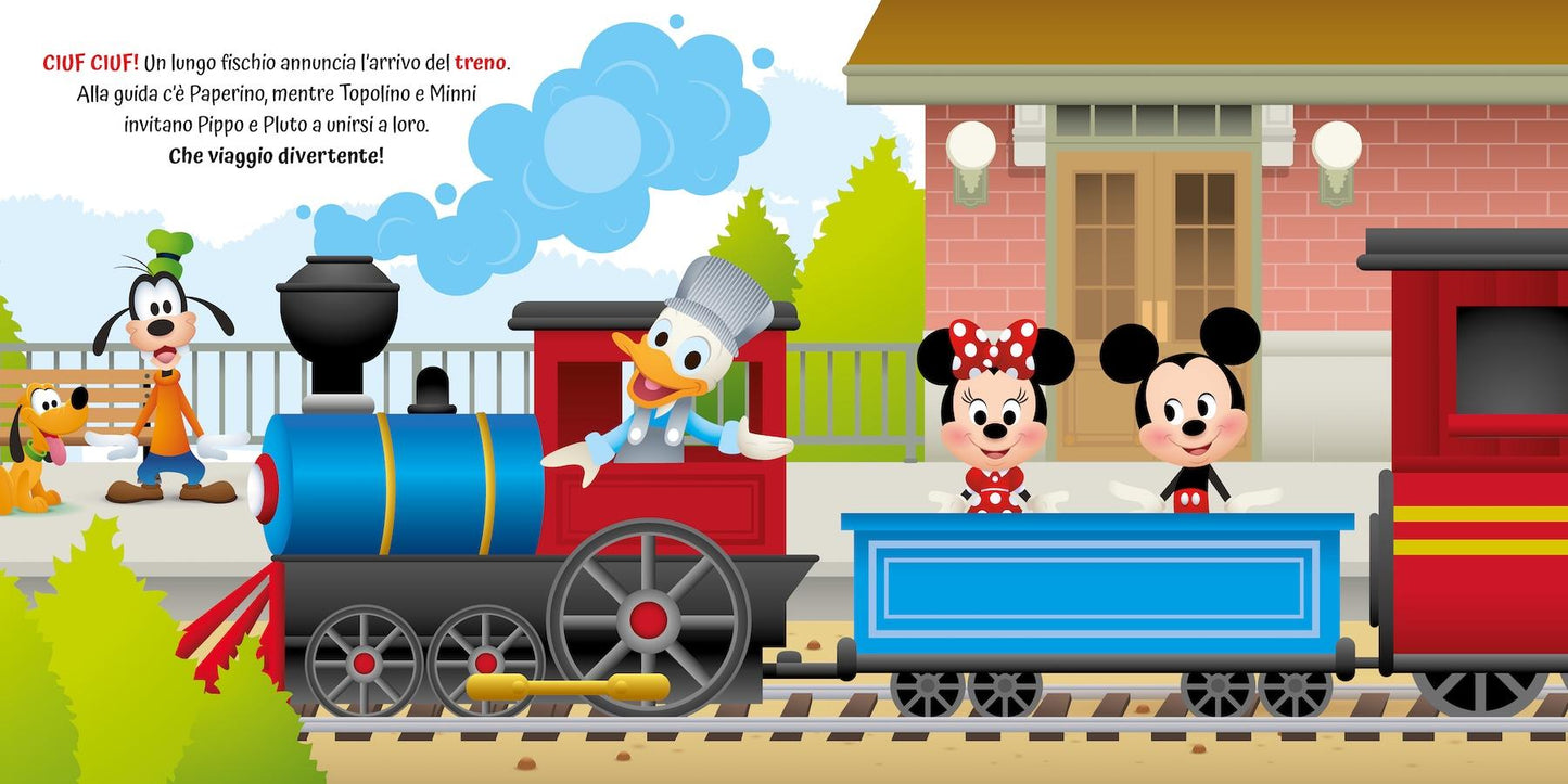 Disney Motori sonori Libro sonoro Premi e ascolta