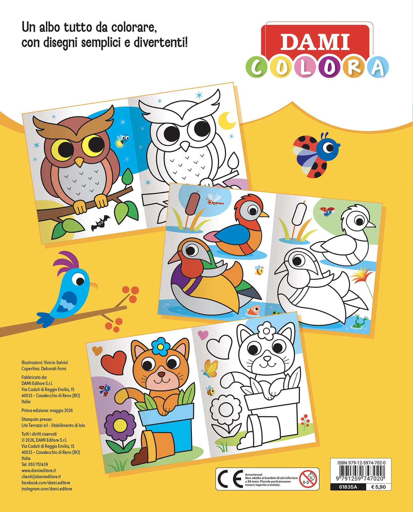 Colorare gli Animali