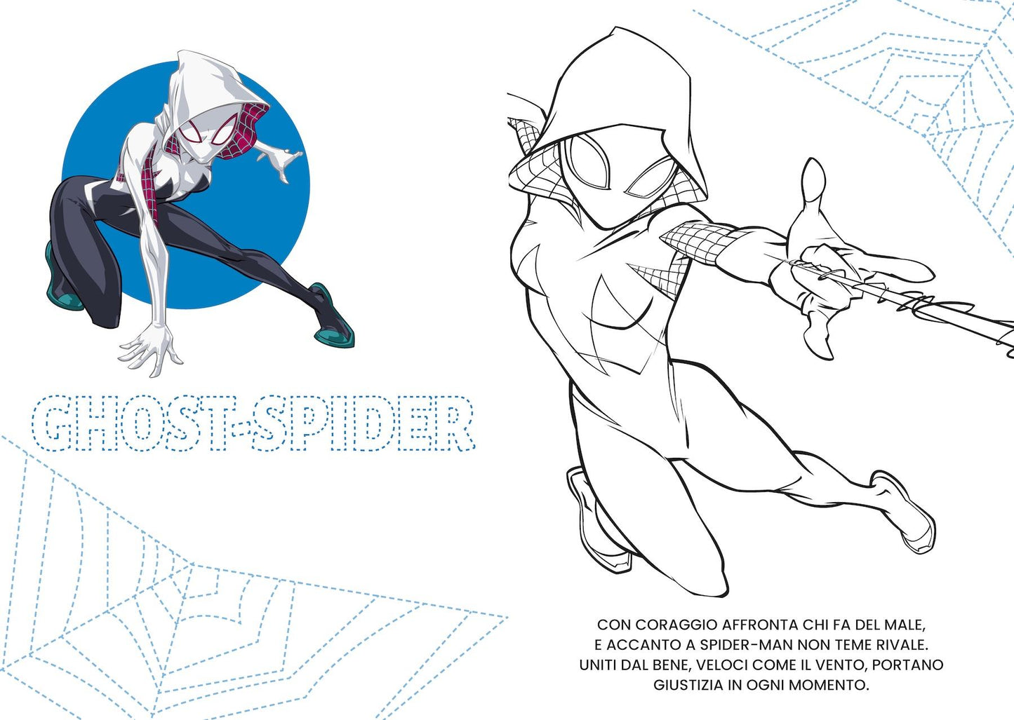 Spider-man Disegna e colora. Supereroi