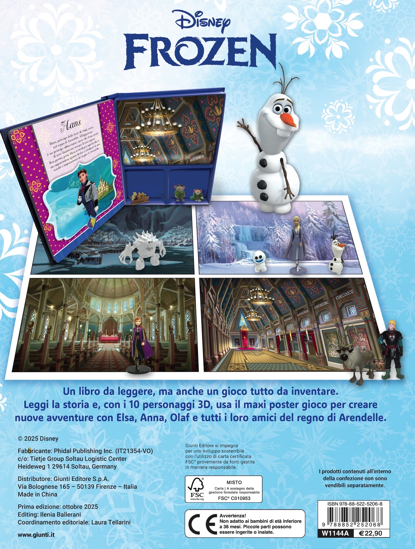 Frozen Maxi Box. Con 10 personaggi 3d, un libro e un maxi poster gioco