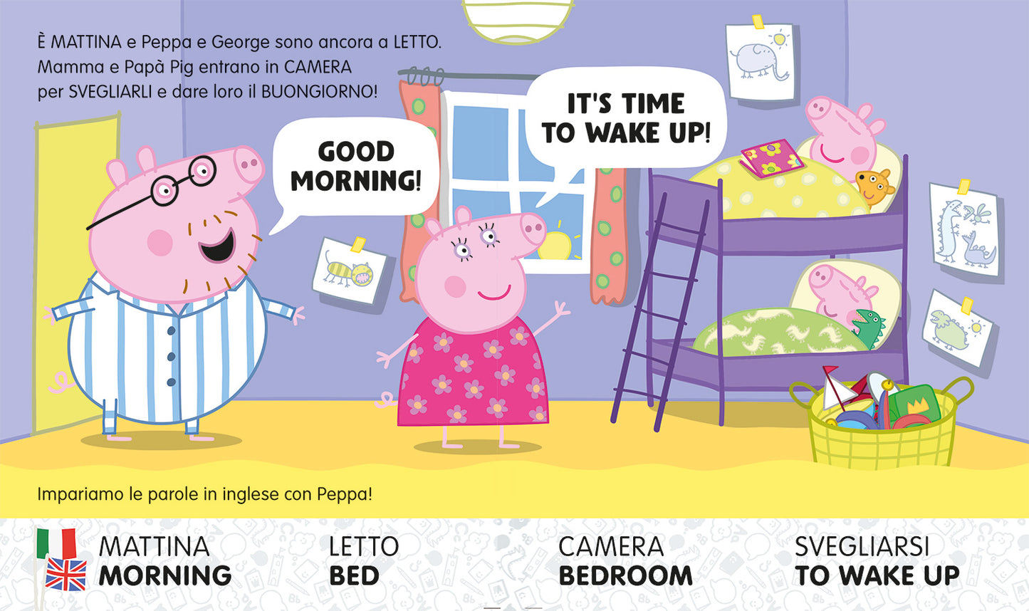 A day with Peppa!. Impara con Peppa