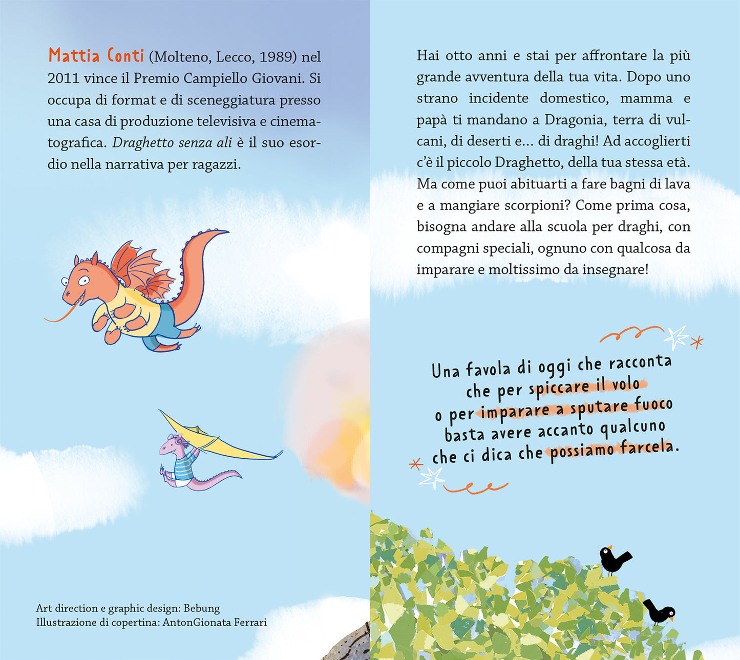 Draghetto senz'ali e il bambino sputafuoco