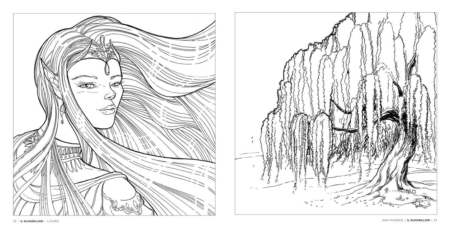 Il Mondo di Tolkien . Colouring Book