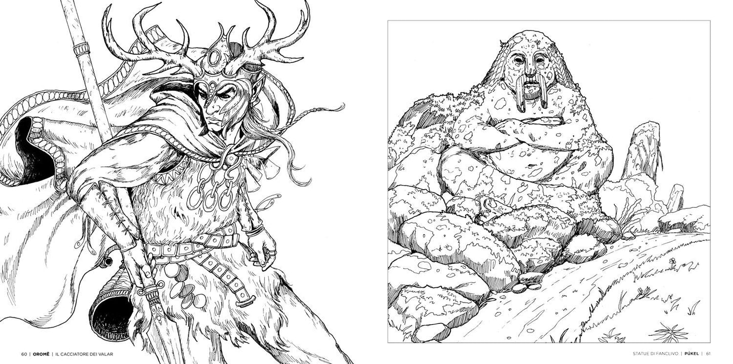 Bestiario di Tolkien. Colouring Book