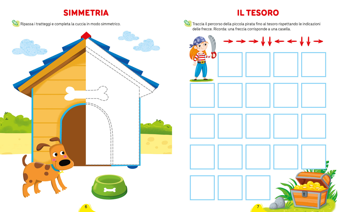 Vado in prima - Pregrafismi, cornicette e lettere