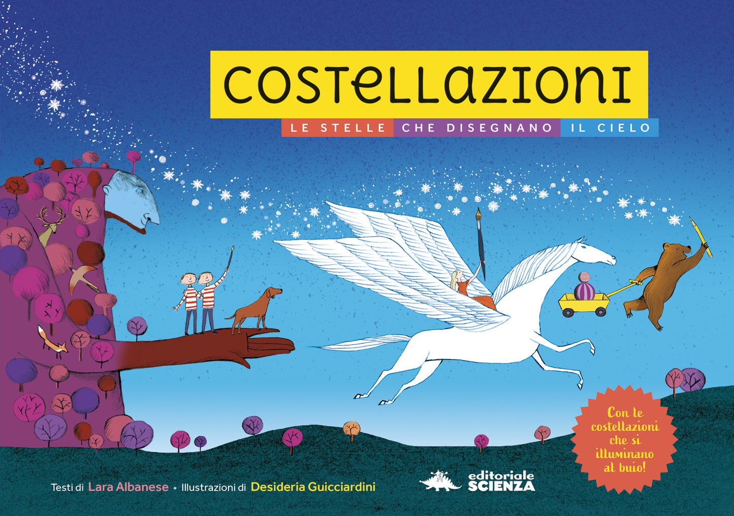 Costellazioni. Le stelle che disegnano il cielo - Con le costellazioni che si illuminano al buio!